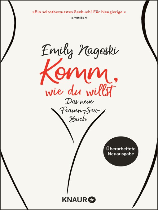 Title details for Komm, wie du willst by Emily Nagoski - Wait list